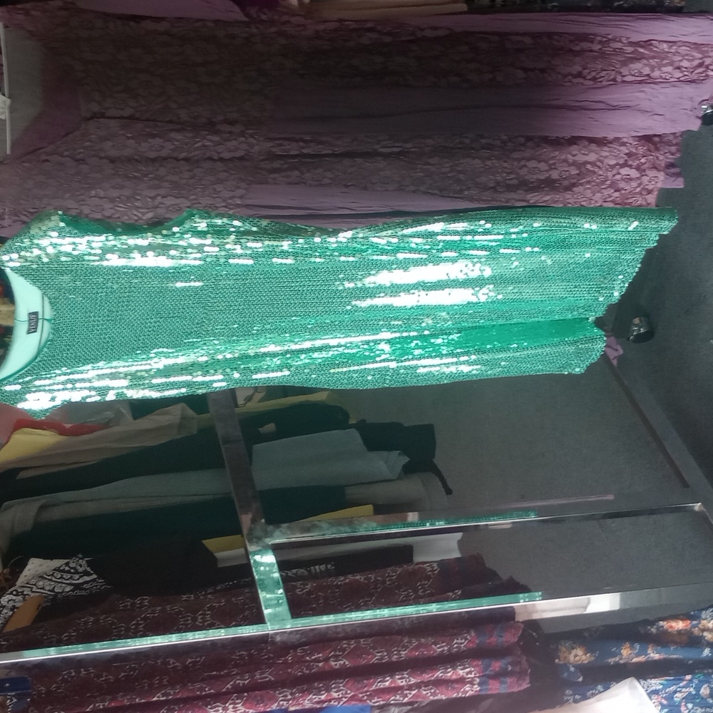 Green Sequin Dress